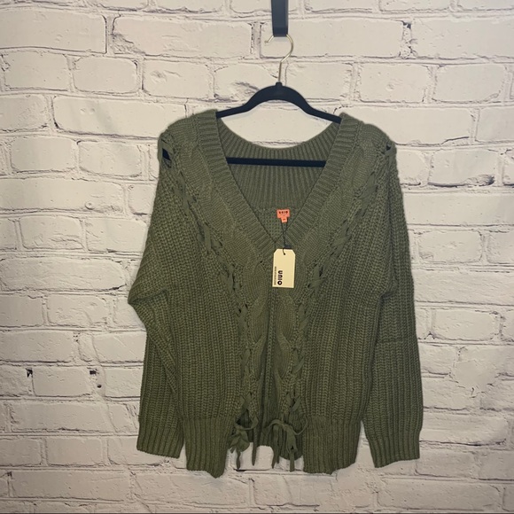 Oversized green sweater - Picture 5 of 5